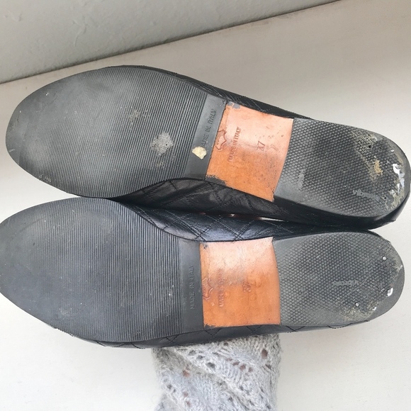 Quilted leather lambskin two tone Flat shoes 37 7 - Picture 4 of 8